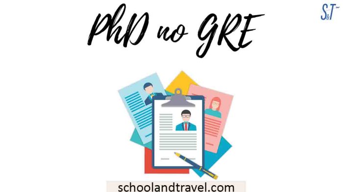 PhD no GRE (Meaning, How-to, Requirements, Schools, Tips)