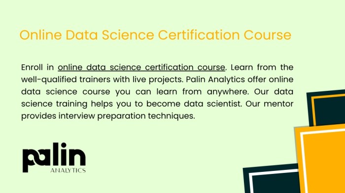 Online Data Science Certification Programs