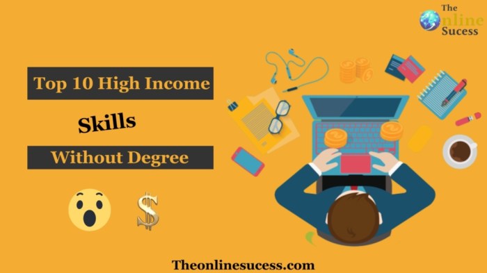 High Income Skills You Can Learn Without A Degree